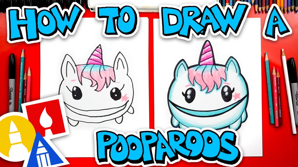 How To Draw A Unicorn Pooparoos – Mattel