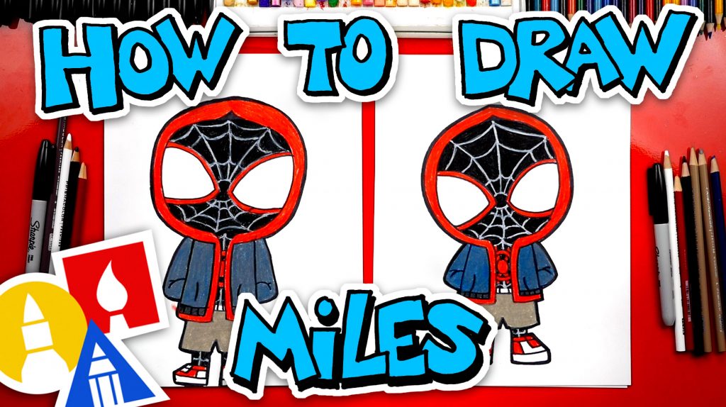 How To Draw Miles Morales From Spider-Man