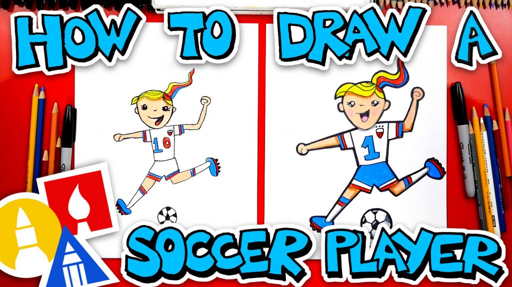 How To Draw A Girl Soccer Player