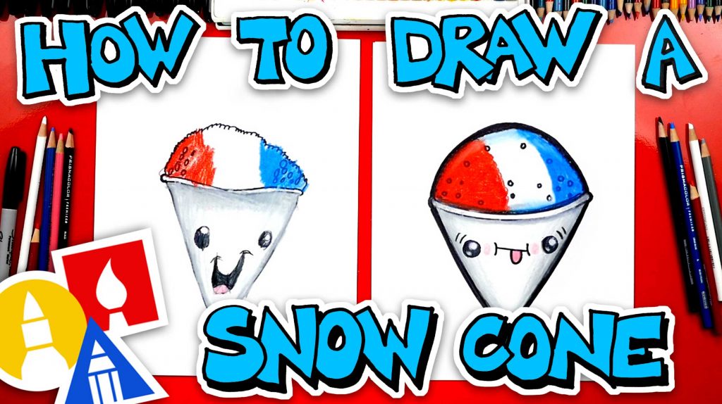 How To Draw A Snow Cone