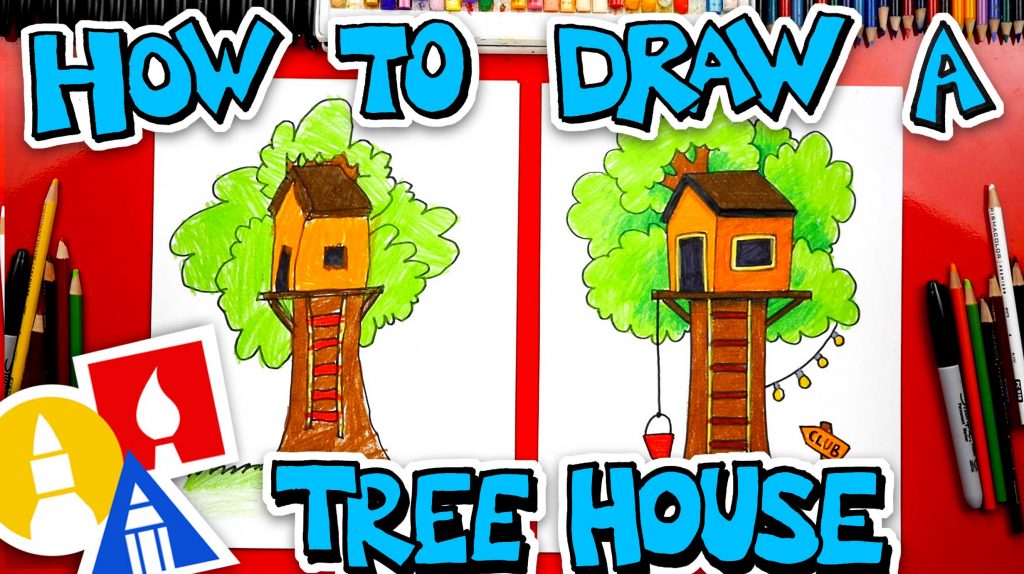 How To Draw A Tree House