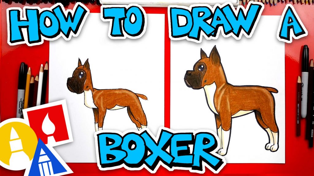 How To Draw A Cartoon Boxer