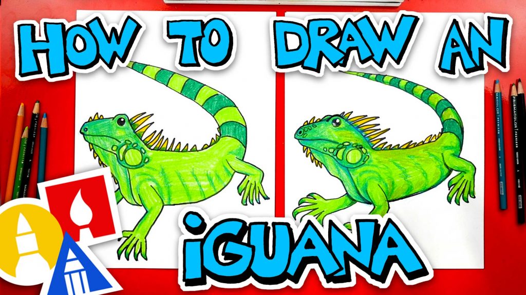 How To Draw An Iguana