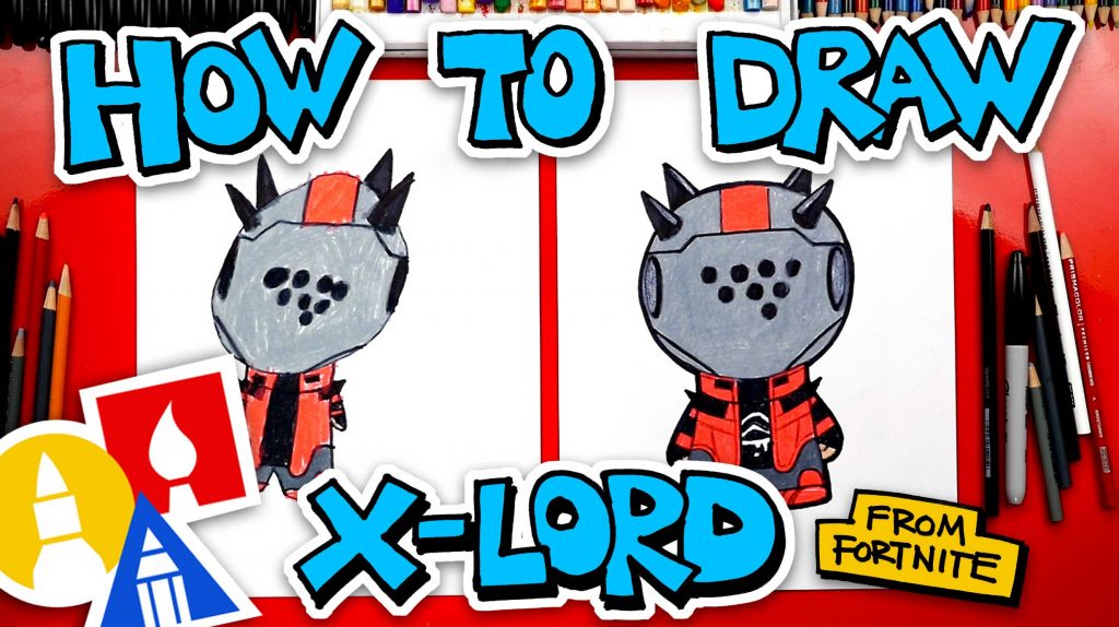 How To Draw X-Lord From Fortnite