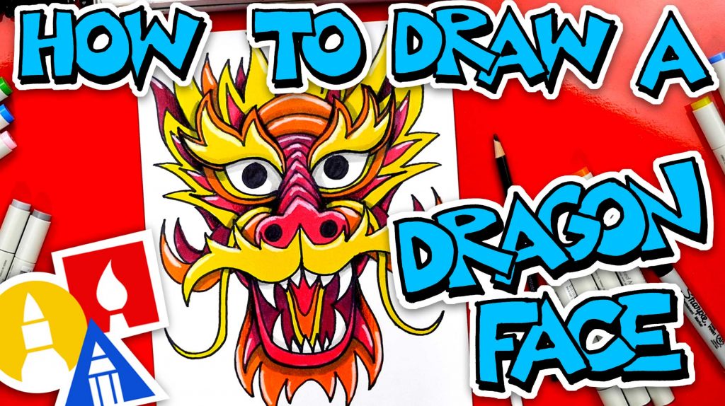 How To Draw A Chinese Dragon Face