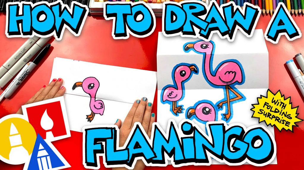 How To Draw A Flamingo Folding Surprise