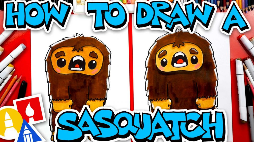 How To Draw A Funny Sasquatch