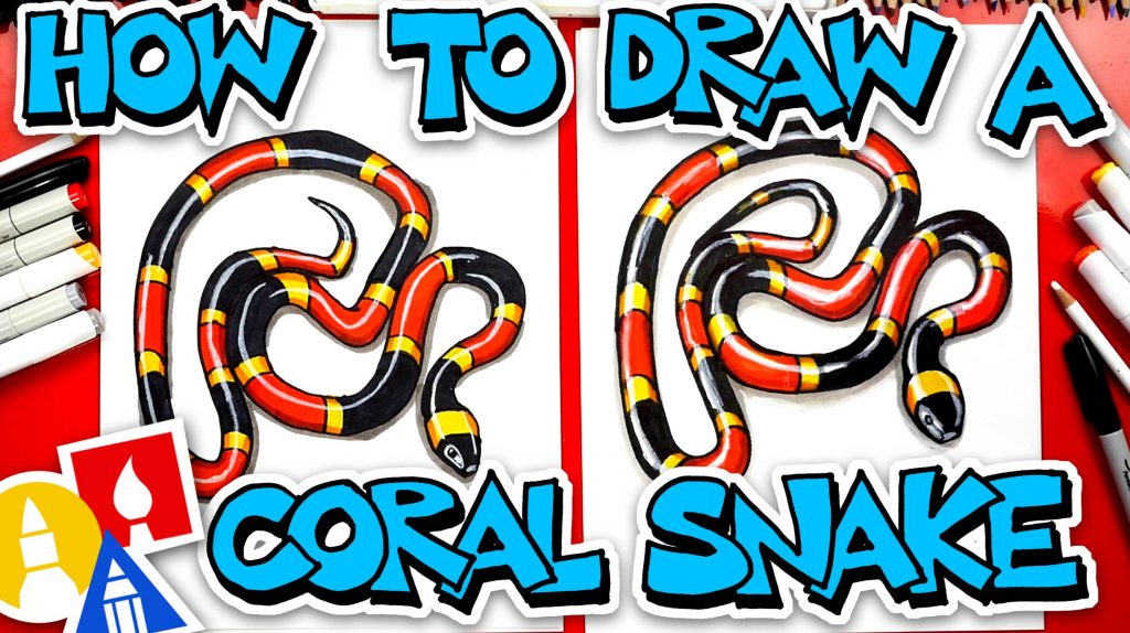 How To Draw A Coral Snake