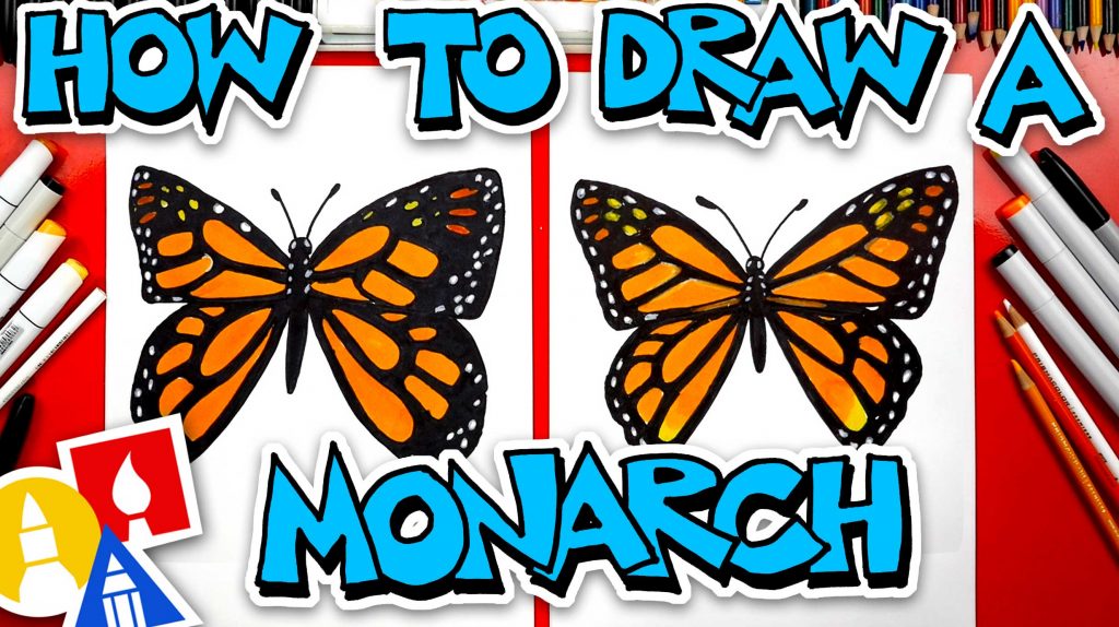 How To Draw A Monarch Butterfly