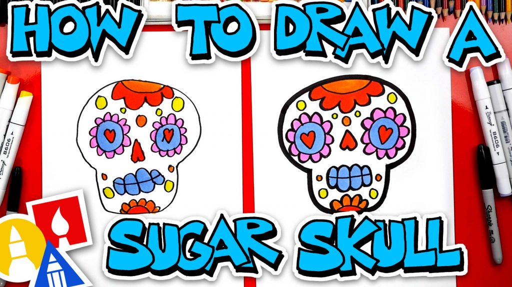 How To Draw A Simple Sugar Skull