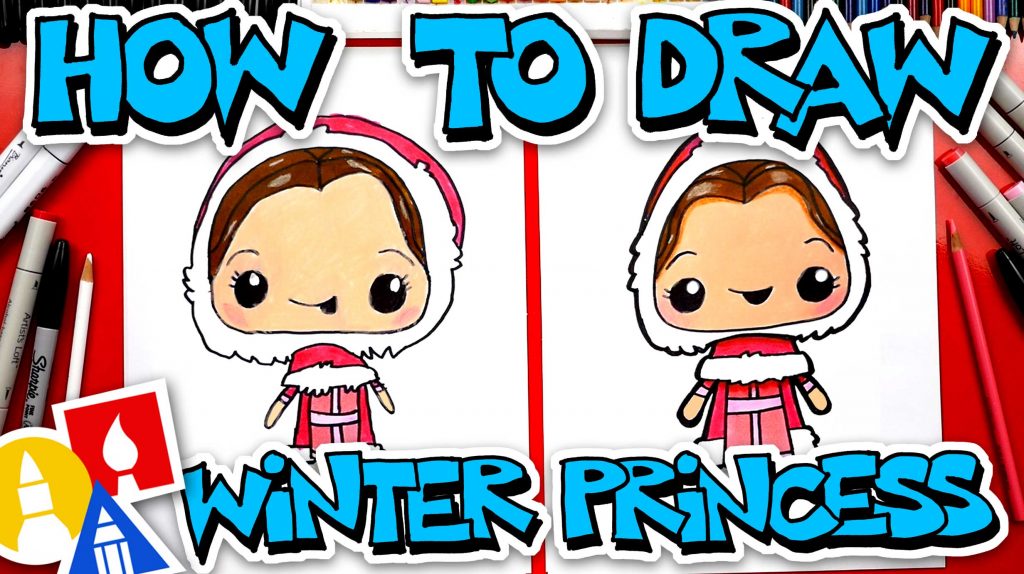 How To Draw Winter Princess Belle