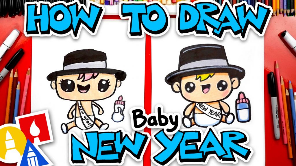 How To Draw Baby New Year
