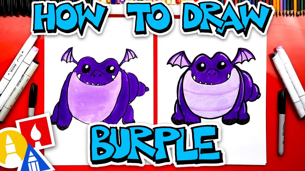 How To Draw Burple From Rescue Riders