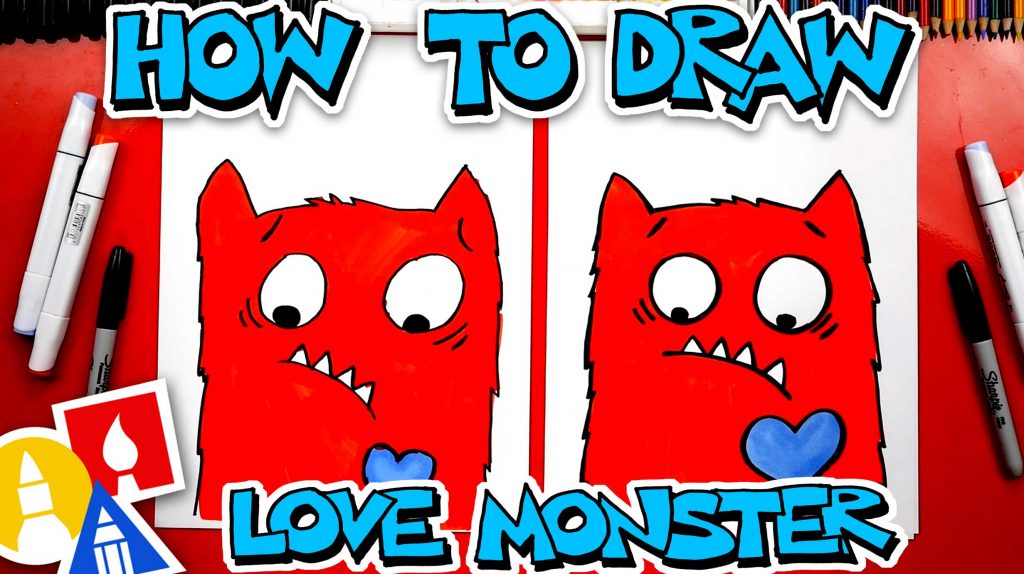 How To Draw Love Monster