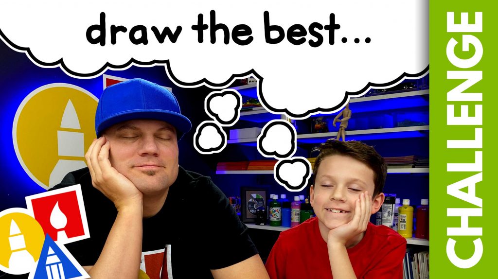 CHALLENGE-TIME: Draw The Best…