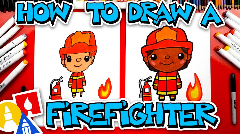 How To Draw A Firefighter