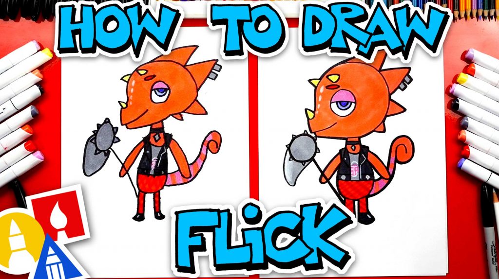 How To Draw Flick From Animal Crossing