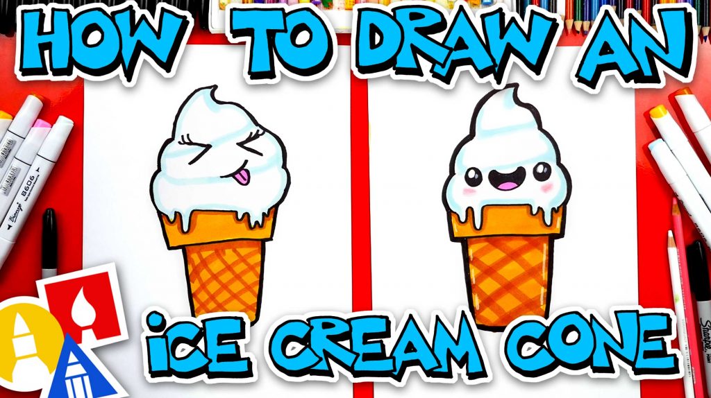 How To Draw Vanilla Ice Cream Soft Serve