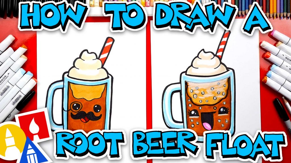 How To Draw Funny Root Beer Float