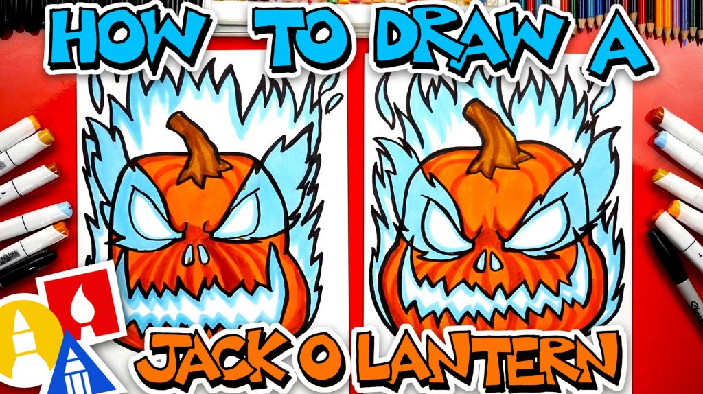 How To Draw A Scary Jack o Lantern