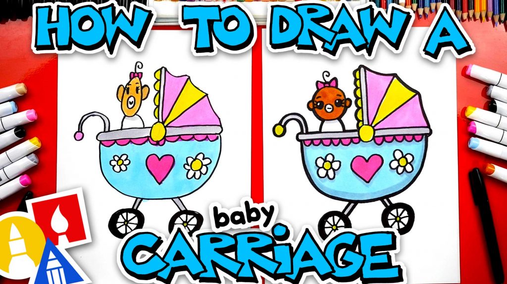 How To Draw A Baby Carriage