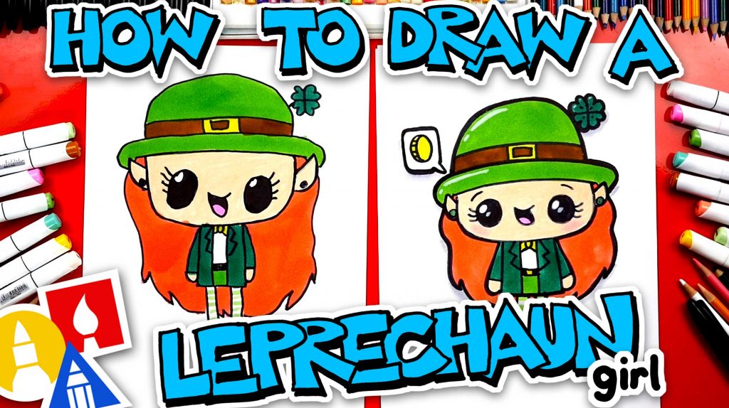 How To Draw A Cute Girl Leprechaun