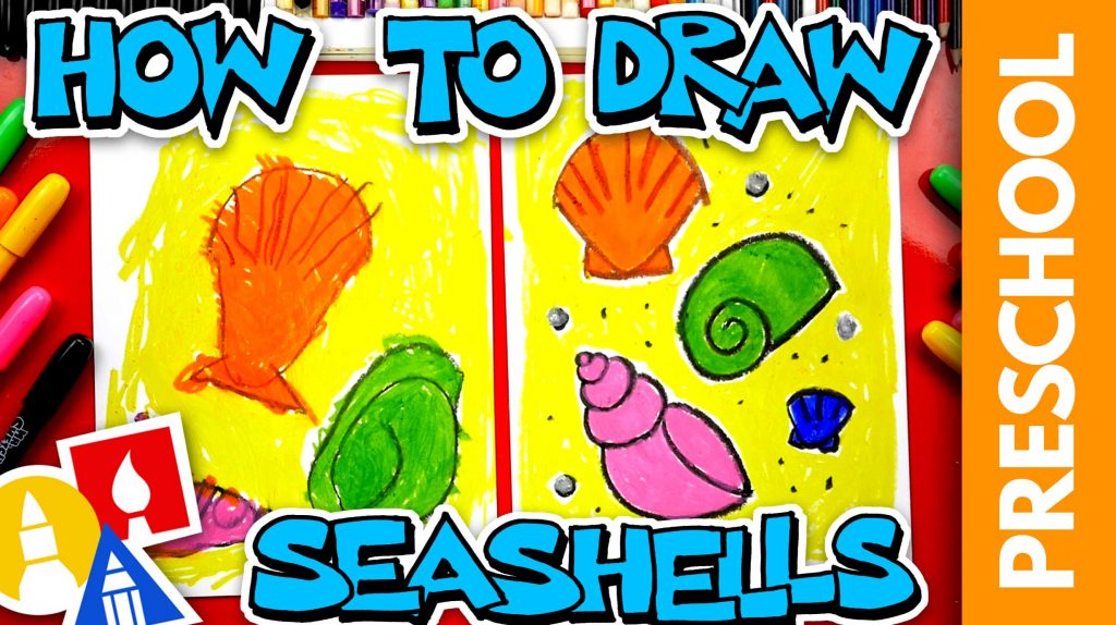 How To Draw Seashells – Preschool