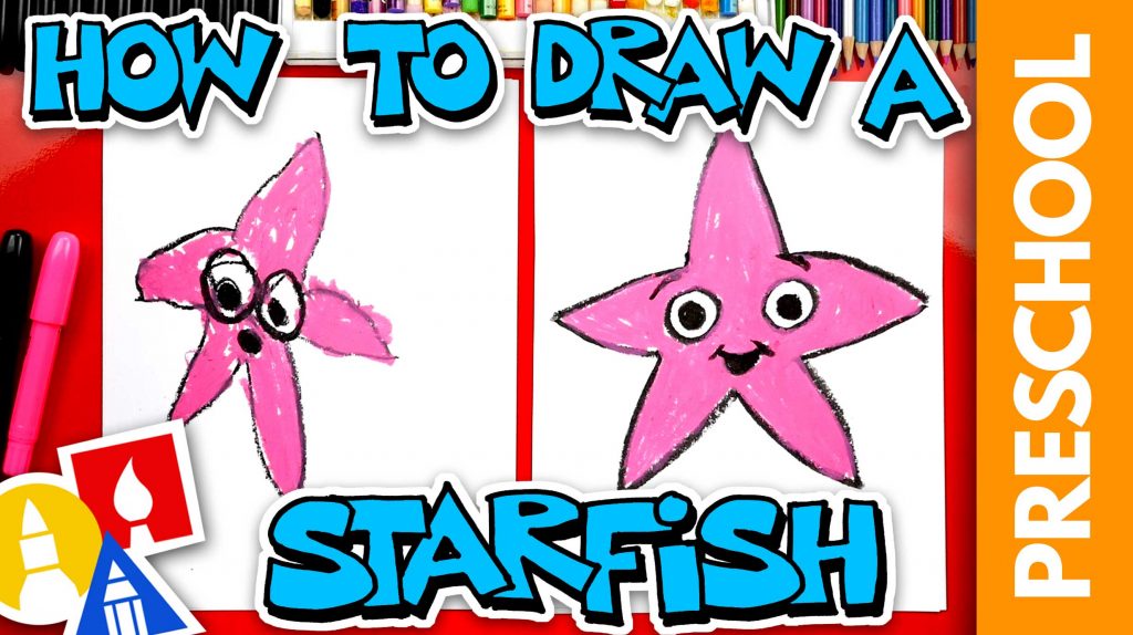 How To Draw A Starfish – Preschool