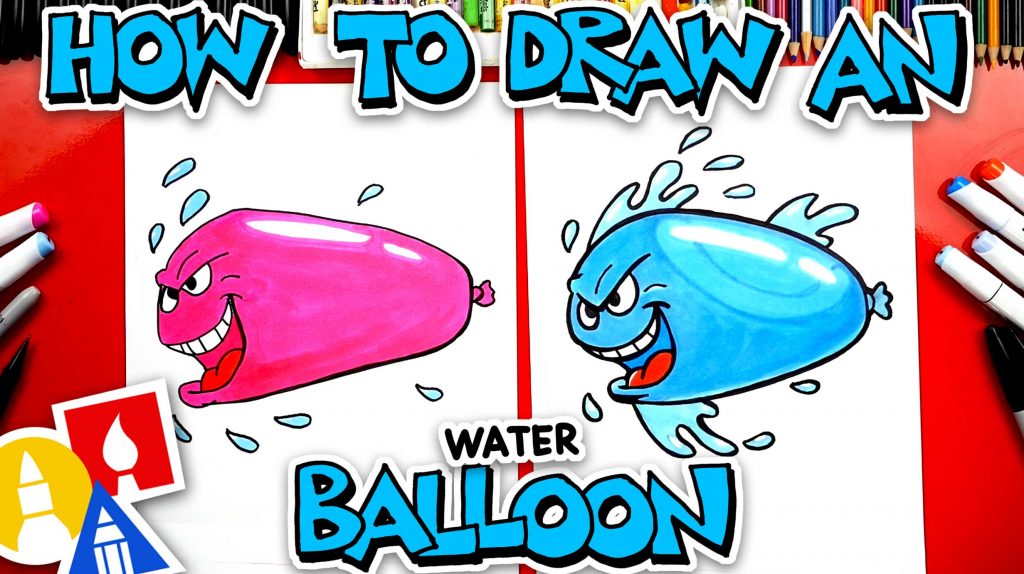 How To Draw A Funny Water Balloon