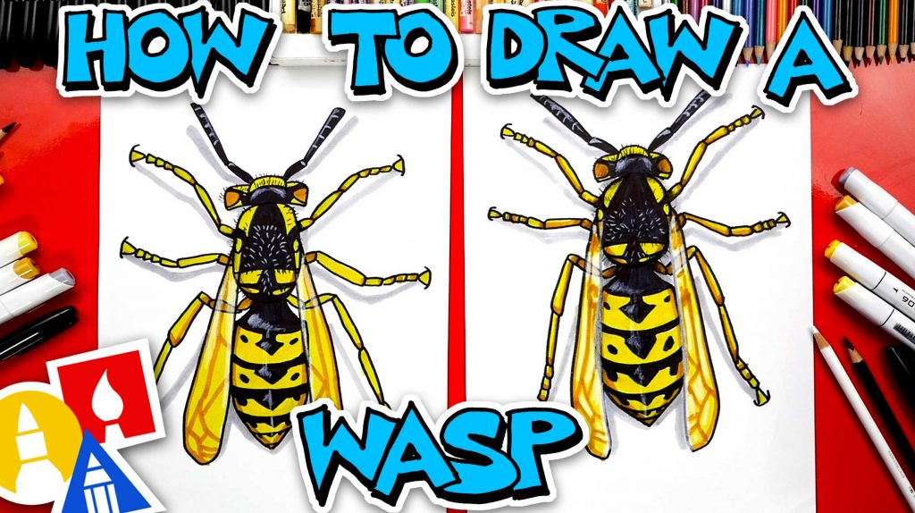 How To Draw A Realistic Wasp