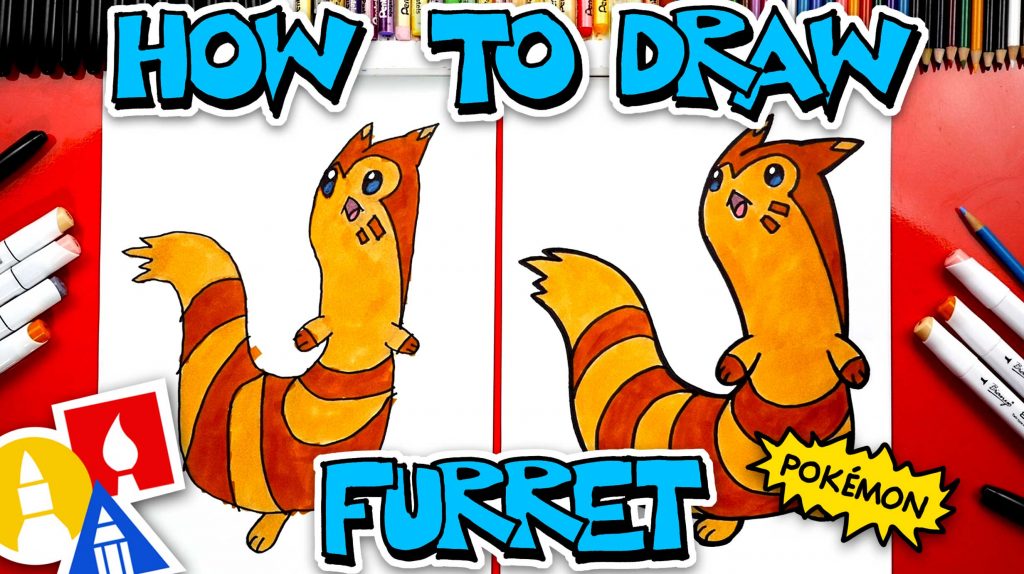 How To Draw Furret Pokemon