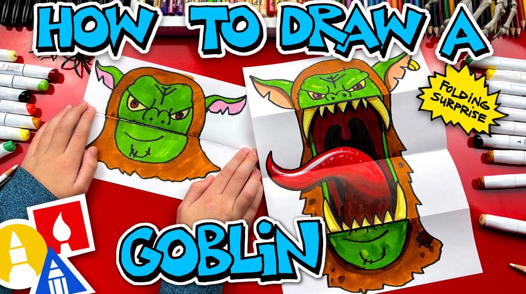 How To Draw A Big Mouth Goblin