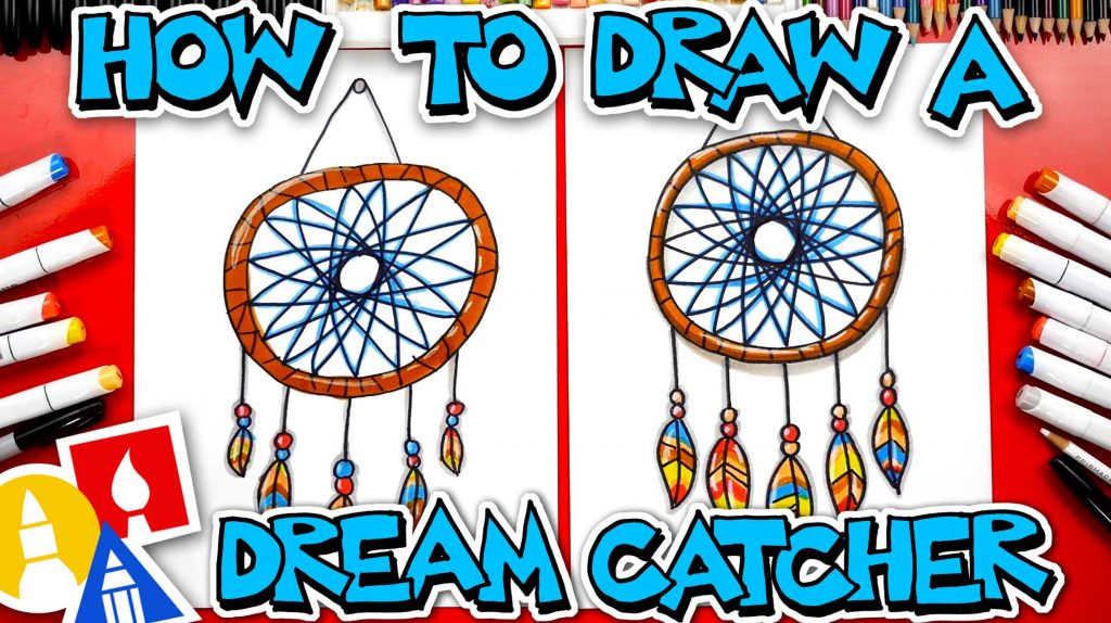 How To Draw A Dream Catcher