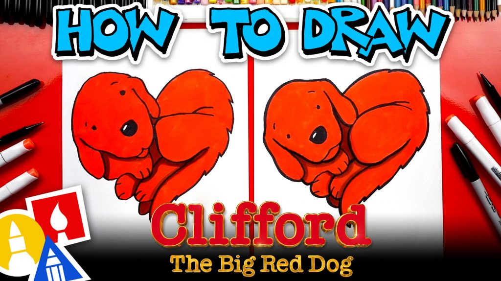 How To Draw Clifford The Big Red Dog Movie