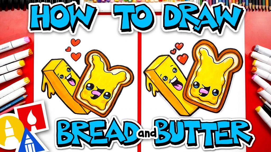 How To Draw Bread and Butter