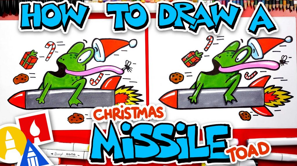 How To Draw A Funny Missile Toad