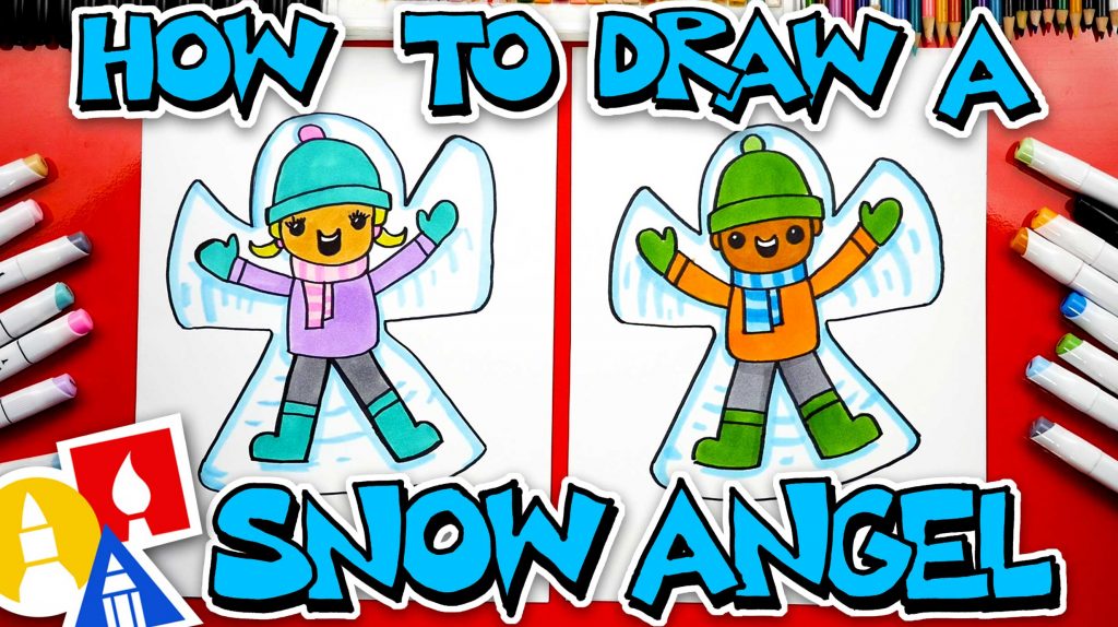 How To Draw A Snow Angel