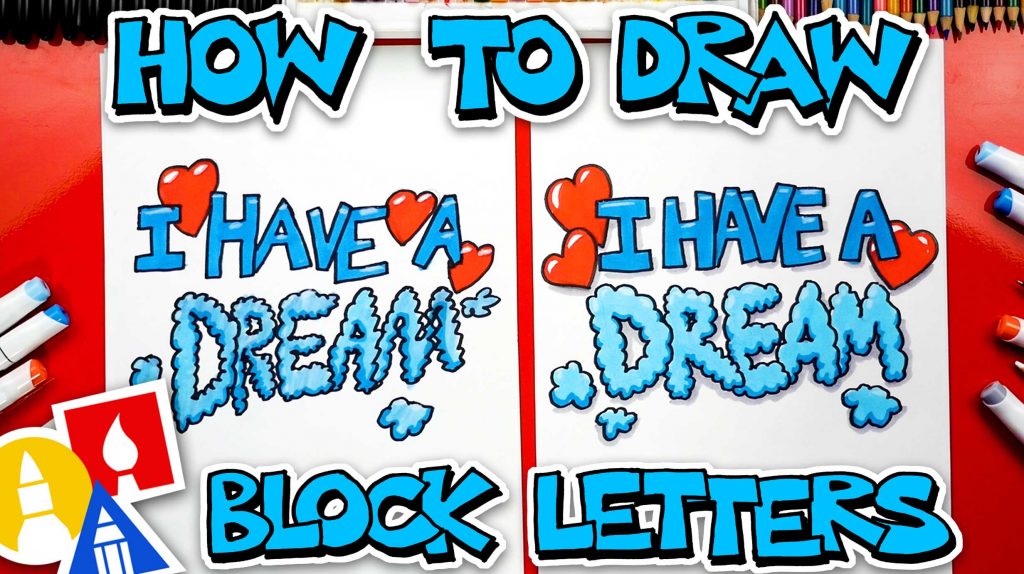 How To Draw I Have A Dream
