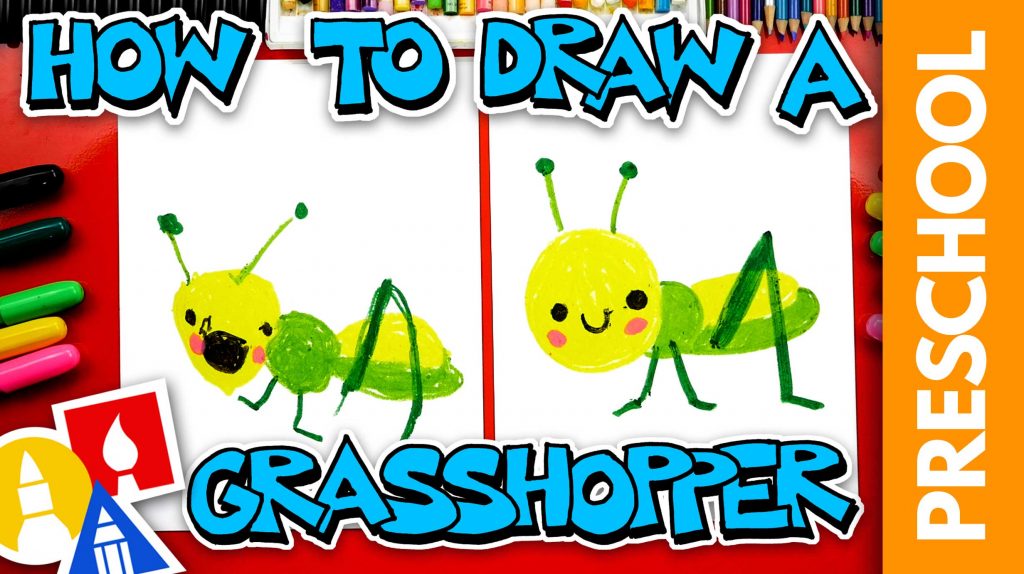 How To Draw A Grasshopper – Preschool