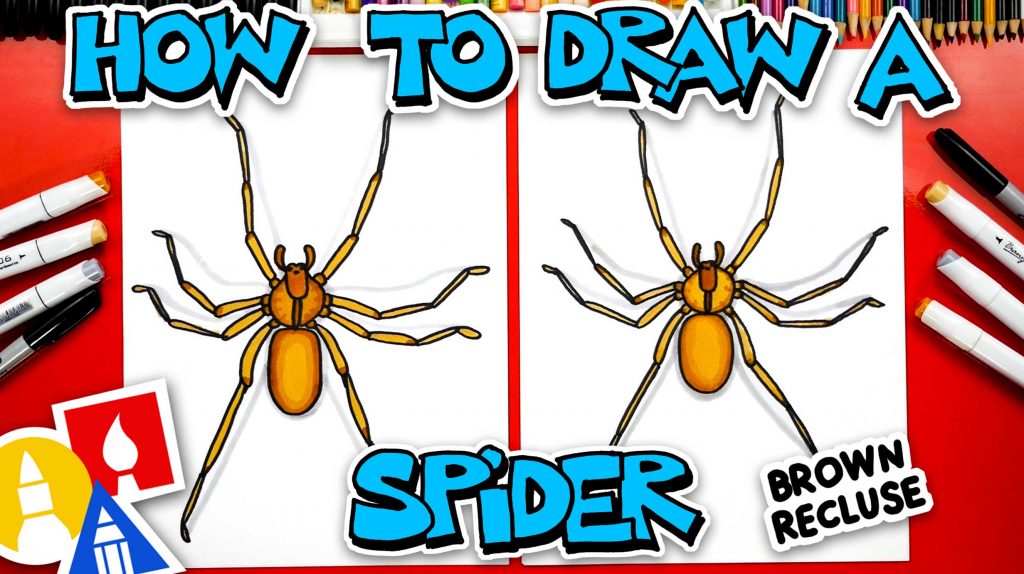 How To Draw A Spider Brown Recluse
