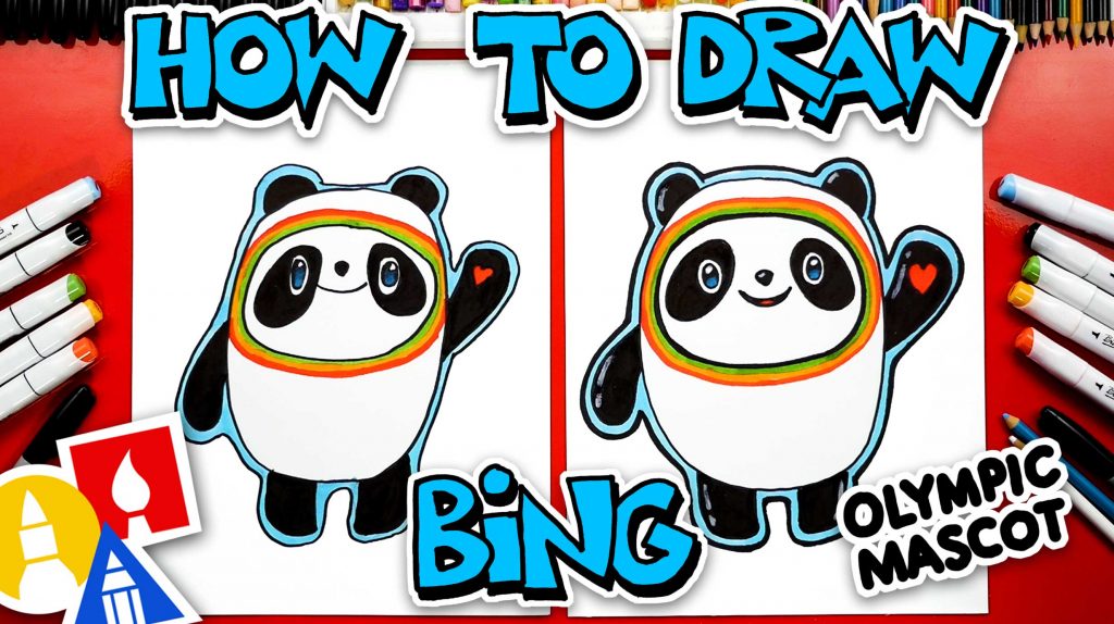 How To Draw Bing Dwen Dwen – Winter Olympics Mascot