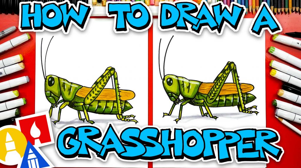How To Draw A Grasshopper