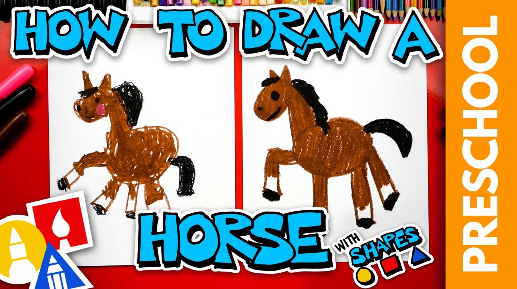 How To Draw Horse – Preschool