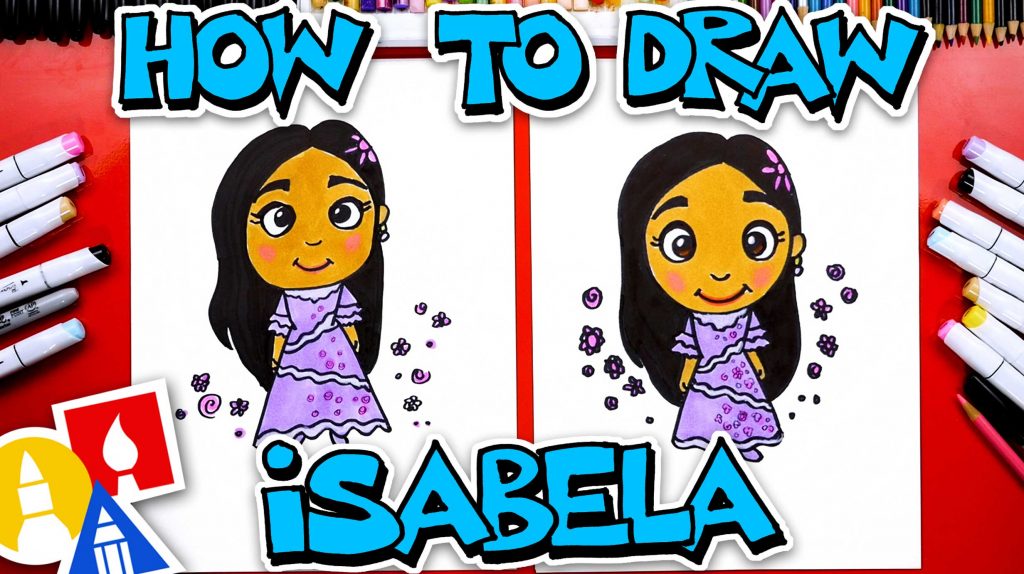 How To Draw Isabela From Encanto