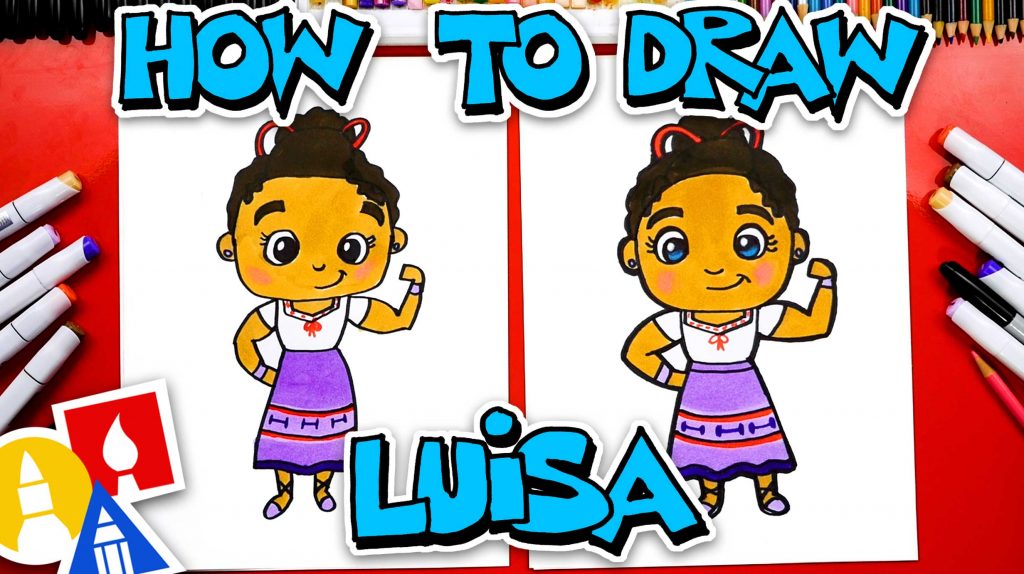 How To Draw Luisa From Encanto