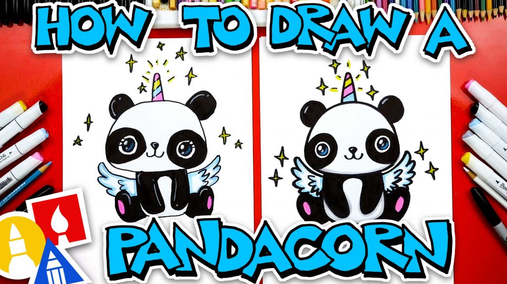 How To Draw A Pandacorn – Panda Unicorn