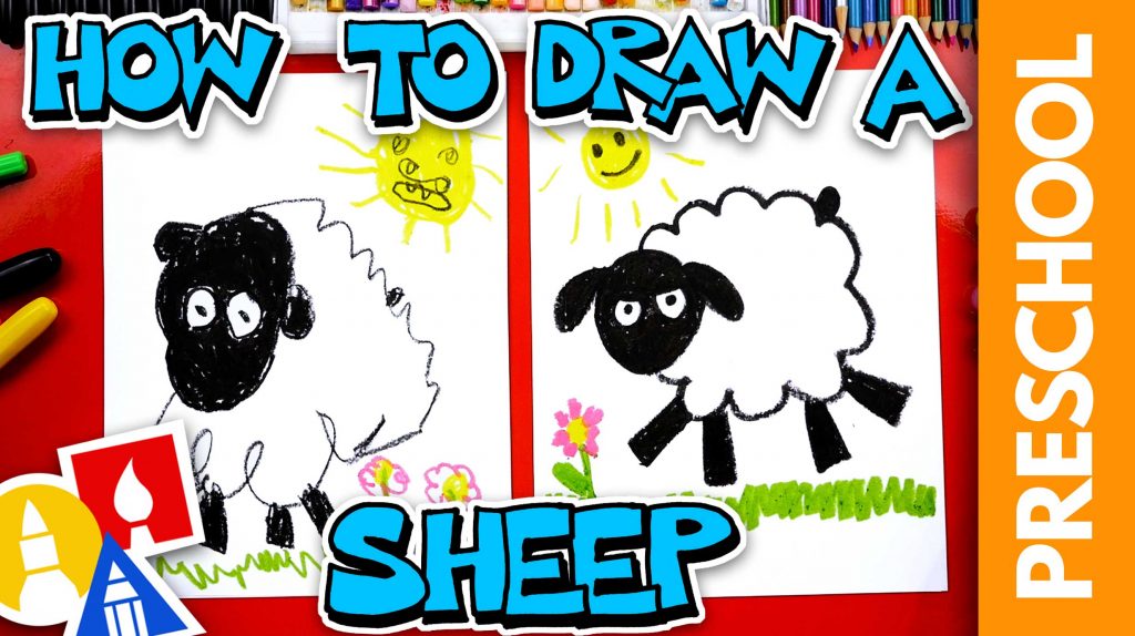 How To Draw A Sheep – Preschool