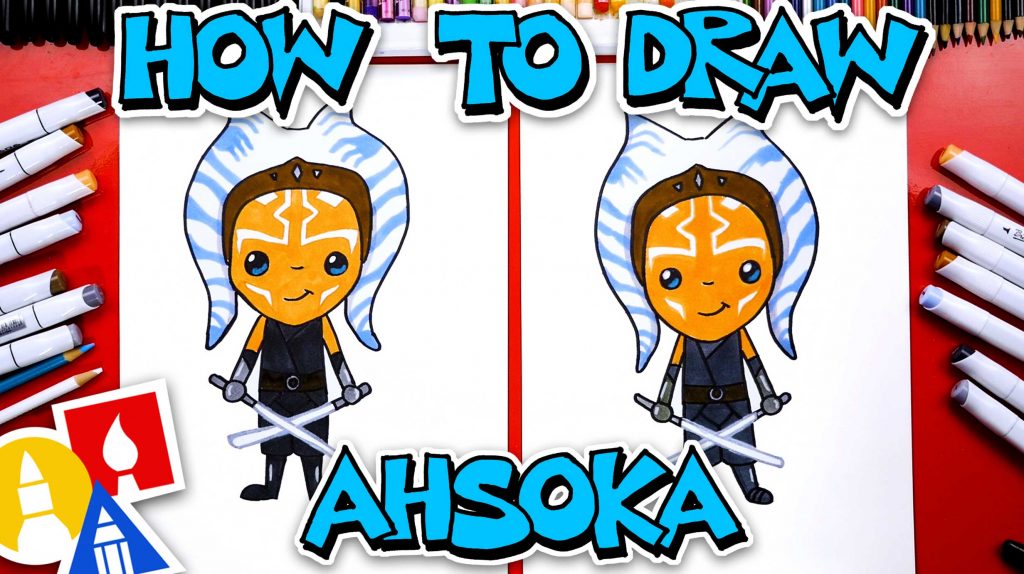 How To Draw Ahsoka From Star Wars