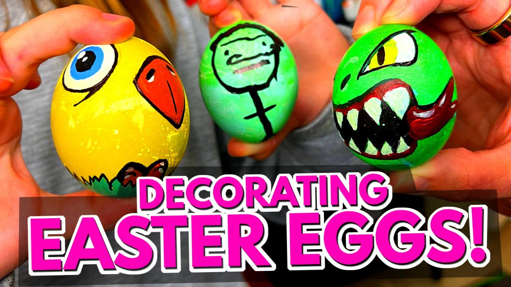 Decorating Crazy Easter Eggs