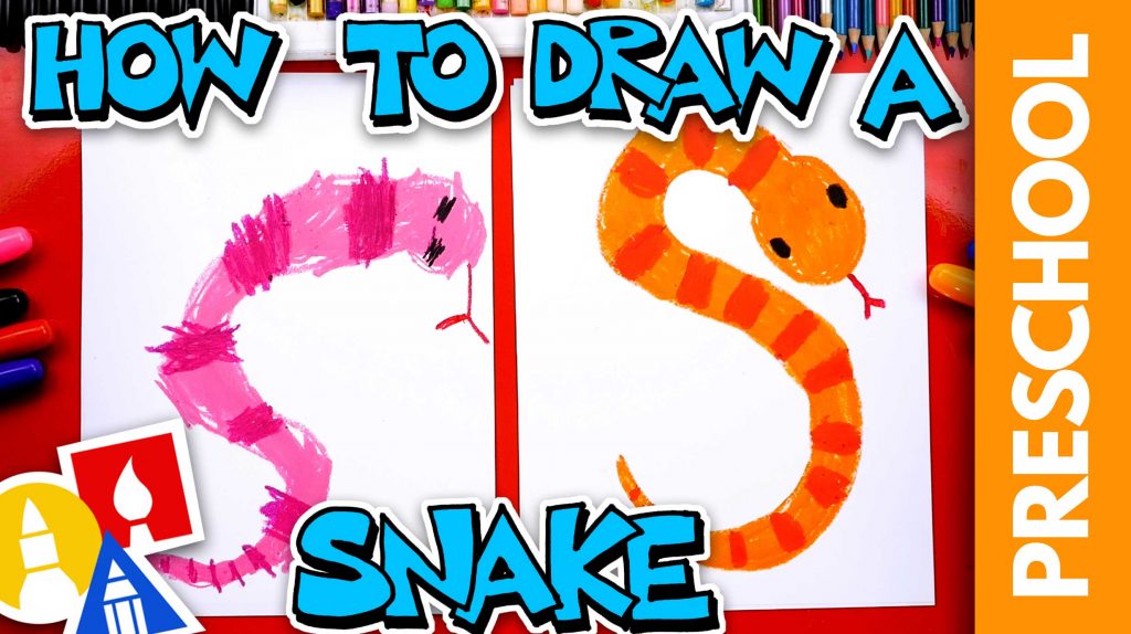 How To Draw A Snake – Preschool